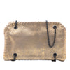 Bottega Veneta Intrecciato Trimmed Metallic Leather Duo Shoulder Bag Secondhand