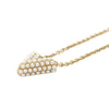 Louis Vuitton Gold Plated Essential V Pearl Necklace Secondhand