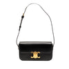 Celine Shiny Calfskin Triomphe Claude Shoulder Bag Secondhand