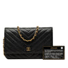 Chanel CC Chevron Calfskin Wallet On Chain Secondhand