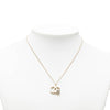Chanel CC Gold Plated and Enamel Flower Pendant Necklace Secondhand