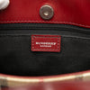 Burberry Haymarket Check Coated Canvas Handbag Secondhand