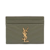Saint Laurent Grain de Poudre Matelasse Chevron Cassandre Card Holder Secondhand