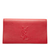 Saint Laurent Large Leather Belle de Jour Clutch Secondhand