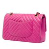 Chanel Medium Classic Chevron Lambskin Double Flap Secondhand