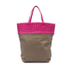 Bottega Veneta Intrecciato Trimmed Bicolor Nappa Tote Secondhand