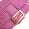 Fendi Large Zucca Embossed Leather Baguette Satchel Secondhand