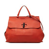 Gucci Large Calfskin Bamboo Daily Satchel Secondhand