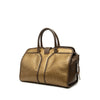 Saint Laurent Medium Perforated Metallic Leather Cabas Chyc Tote Secondhand