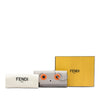 Fendi Leather Studded Faces Wallet on Chain Secondhand