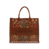 Dior Large Studded Embroidered Leather Floral Book Tote Secondhand