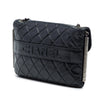 Chanel CC Quilted Aged Calfskin Embossed LAX Flap Secondhand