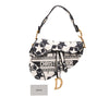 Dior Embroidered Canvas Stars Saddle Bag Secondhand