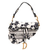 Dior Embroidered Canvas Stars Saddle Bag Secondhand