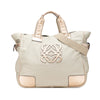LOEWE Anagram Canvas Satchel Secondhand