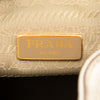 Prada Canvas Canapa Logo Bow Drawstring Bucket Bag Secondhand