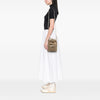Prada Canvas Canapa Logo Bow Drawstring Bucket Bag Secondhand