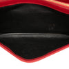 Saint Laurent Grain De Poudre Chevron Monogram Envelope Wallet on Chain Secondhand
