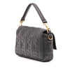 Fendi Zucca Embossed Leather Baguette Satchel Secondhand