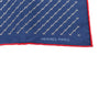 Hermès Geometric Pocket Square Silk Handkerchief Secondhand