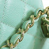 Chanel Small CC Caviar Top Handle Vanity Case with Chain Secondhand