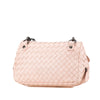 Bottega Veneta Leather Intrecciato Chain Flap Crossbody Secondhand