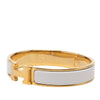Secondhand Hermès Narrow Enamel Clic H Bracelet PM