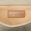 Secondhand Chanel CC Chocolate Bar Canvas Camellia No. 5 Tote