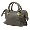 Balenciaga Mini Goatskin Motocross Classic Metallic Edge City Satchel Secondhand