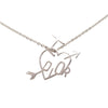 Dior Brass I Love Dior Pendant Necklace Secondhand