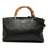Secondhand Gucci Medium Calfskin Bamboo Shopper Satchel