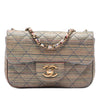 Chanel Paris Seoul Mini Metallic Lambskin Striped Flap Secondhand
