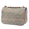 Chanel Paris Seoul Mini Metallic Lambskin Striped Flap Secondhand