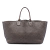 Bottega Veneta Large Lambskin Intreccio Cabat Tote Secondhand