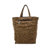 Bottega Veneta Nylon Reversible Leopard Print Tote Secondhand