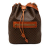 Celine Macadam Coated Canvas Drawstring Bucket Bag Secondhand