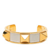 Hermès Gold Plated Medor Stud Bracelet Secondhand
