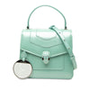 Bvlgari Small Patent Serpenti Forever Top Handle Satchel Secondhand