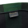 Secondhand Dior Large Embroidered Canvas Checkered Book Tote