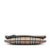 Burberry Haymarket Check Coated Canvas Adeline Fold over Clutch Secondhand
