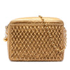 Chanel Metallic Woven Lambskin Chain Camera Bag Secondhand