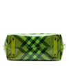 Burberry Patent Trimmed Supernova Check Coated Canvas Tote Secondhand