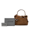 Balenciaga Mini Suede Rodeo Satchel Secondhand