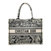 Dior Medium Canvas Embroidered Reverse Dioriviera Toile De Jouy Book Tote Secondhand