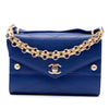 Chanel Small Studded Chevron Calfskin Envelope Double Flap Secondhand