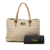 Fendi Small Zucchino Canvas Tote Secondhand