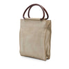 Chanel CC Canvas Wooden Handle Tote Secondhand