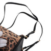 Dolce & Gabbana Leopard Print Leather Dauphine Miss Sicily Backpack Secondhand