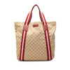 Gucci GG Canvas Web Tote Secondhand