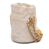 Chanel Mini Quilted Caviar Twist Your Buttons Drawstring Bucket Bag Secondhand
